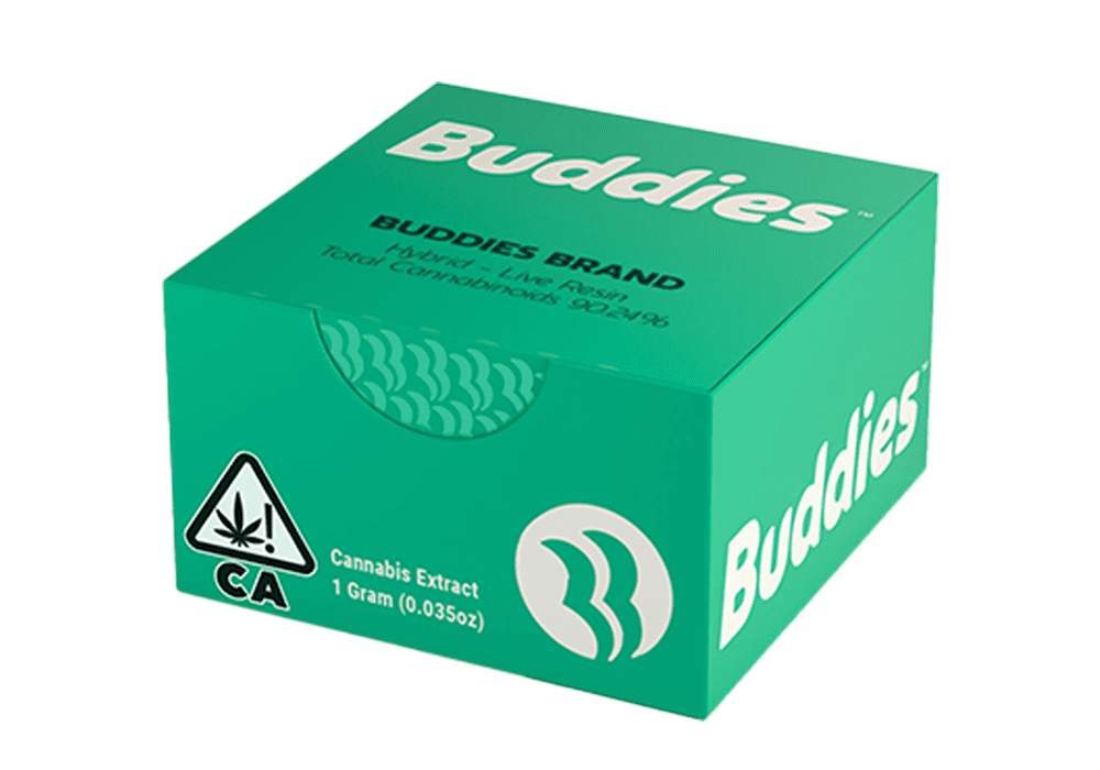 Buddies Live Resin dab concentrate box