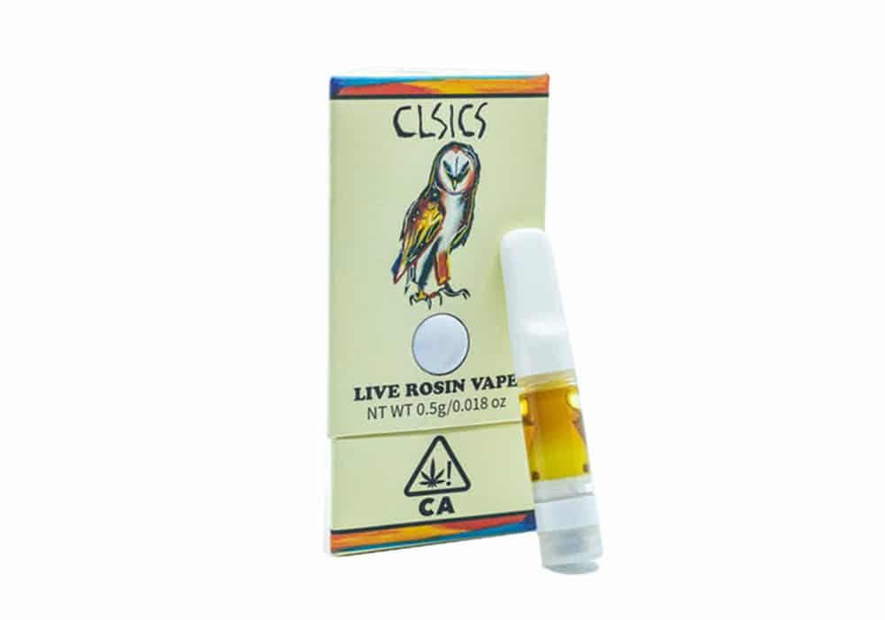 CLSICS Live Rosin vape cartridge