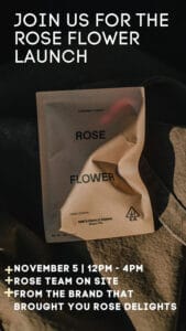 Rose Flower Launch November 5