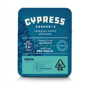 Cypress Cannabis Brrr Berry Indica 5-pk Pre-Rolls