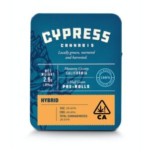 Cypress Cannabis Cherry Punch Hybrid 5-pk Pre-Rolls