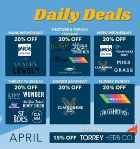 April Daily Deals