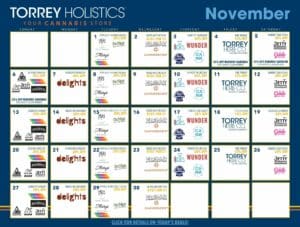 November Calendar Click for todays deals