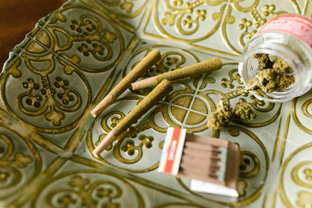 Torrey Holistics rolling tray, from a cannabis dispensary in Sorrento Valley