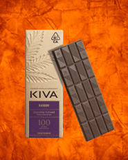 Kiva Blackberry Dark Chocolate Bar
